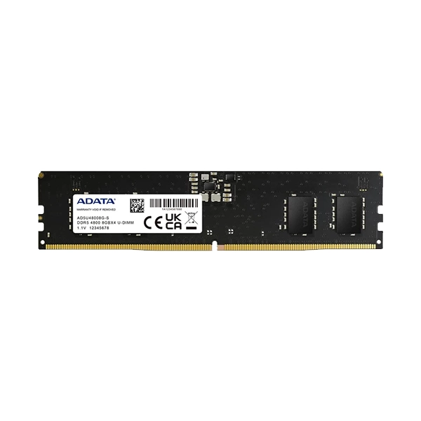 رم کامپیوتر DDR5 تک کاناله 4800 مگاهرتز CL40 ای دیتا مدل Premier ظرفیت 8 گیگابایت