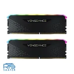 رم کورسیر VENGEANCE RGB RS Black 64GB 32GBx2 3200MHz CL16