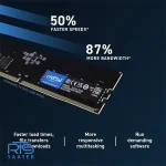 رم کروشیال 32GB 4800MHz CL40 DDR5