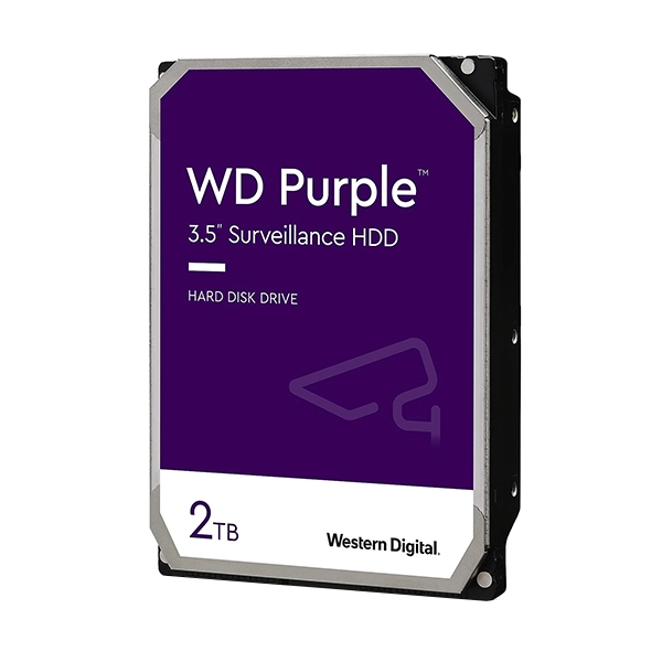 هارددیسک اینترنال وسترن دیجیتال سری Purple wd20purz ظرفیت 2 ترابایت