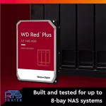 هارددیسک اینترنال وسترن دیجیتال سری Red Plus ظرفیت 10 ترابایت