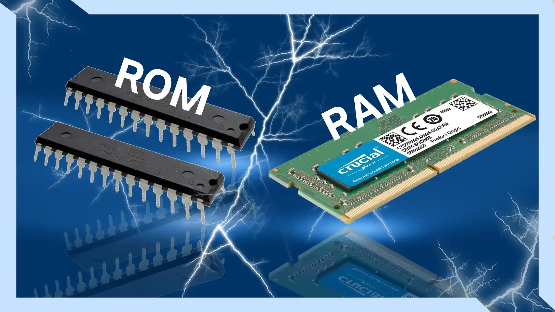 تفاوت رم و رام در کامپیوتر چیست؟