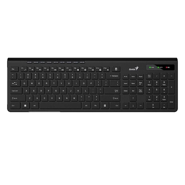 Genius Smart SLIM STAR 7230 Wierless Keyboard, Membrane Switch, Full-Size 9