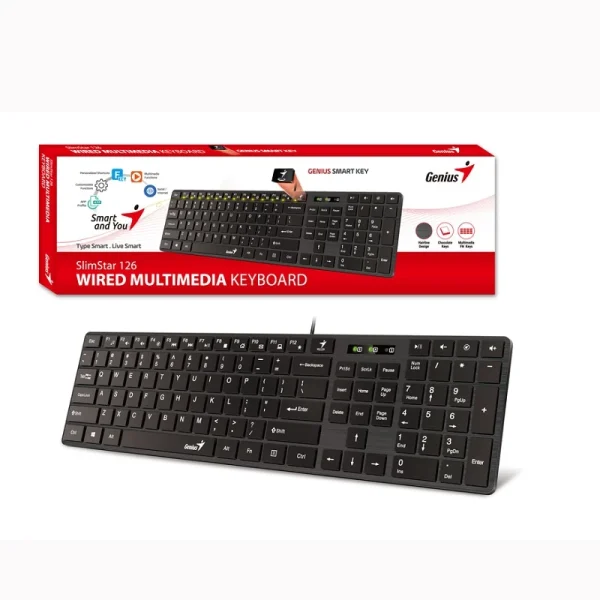 SlimStar 126 Wired keyboard 7