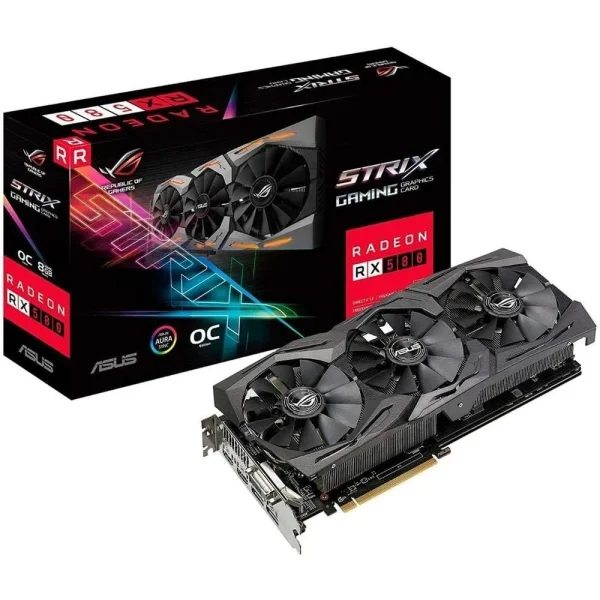 ASUS ROG STRIX RX580 O8G GAMING OC Edition GDDR5 3Fan Stock 28